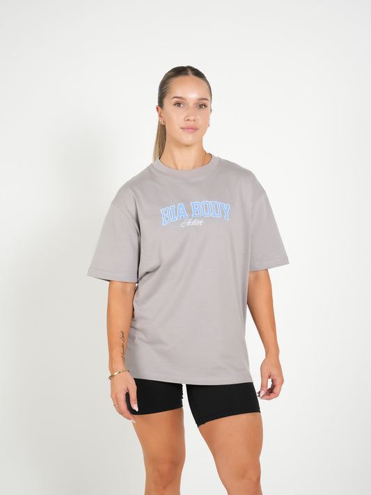Strength in Style Oversized Tee - Grey